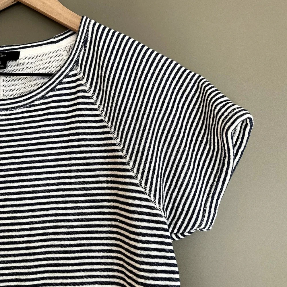 J. Crew Striped Cozy Beach Dress Size Small Casual Comfortable Vacation‎ Resort
